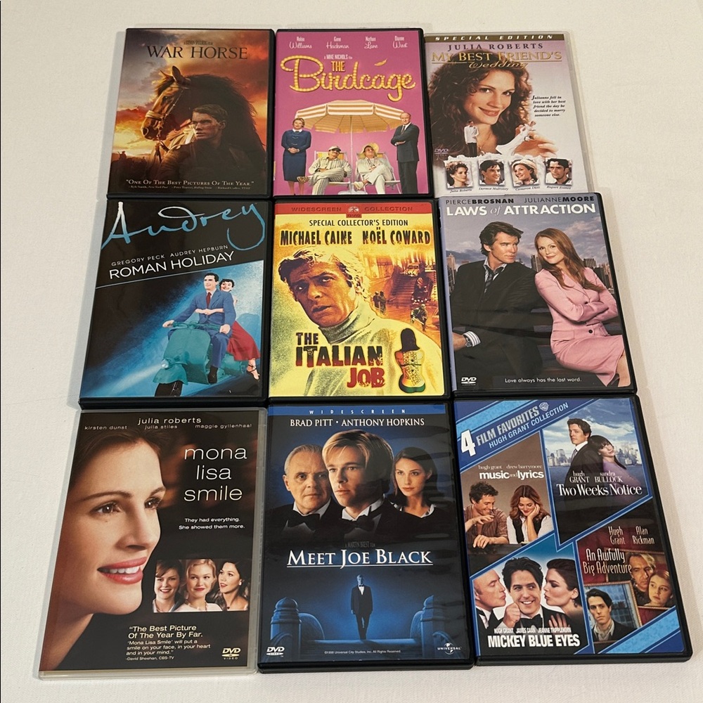 9 DVDS - 12 MOVIE SET